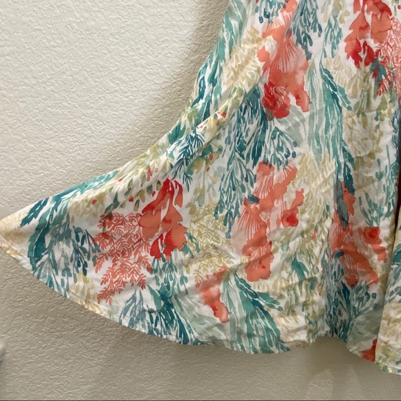 Old Navy Oceanic Print Fit N Flare Dress M - Picture 5 of 9